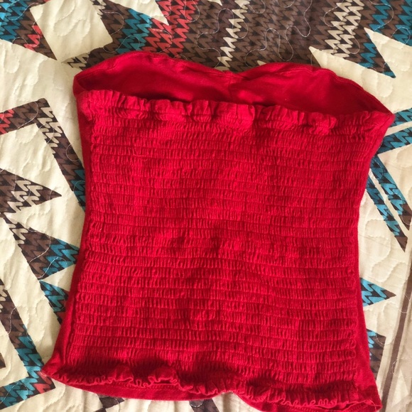 Red tube top - Picture 2 of 2